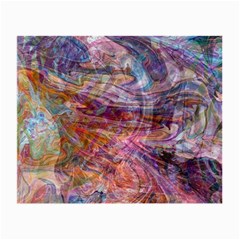 Spring Waves Small Glasses Cloth (2 Sides) by kaleidomarblingart