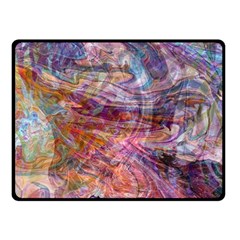 Spring Waves Two Sides Fleece Blanket (small) by kaleidomarblingart