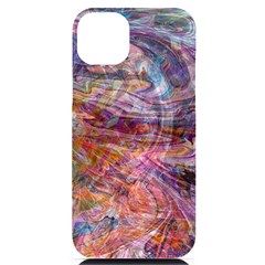 Spring Waves Iphone 14 Plus Black Uv Print Case by kaleidomarblingart