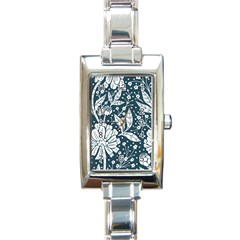 Spring Pattern Rectangle Italian Charm Watch by AlexandrouPrints