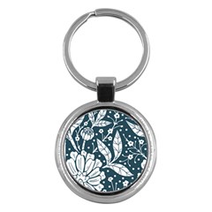 Spring Pattern Key Chain (round) by AlexandrouPrints