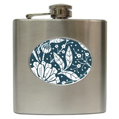 Spring Pattern Hip Flask (6 Oz) by AlexandrouPrints