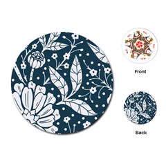 Spring Pattern Playing Cards Single Design (round)