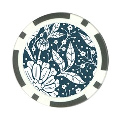 Spring Pattern Poker Chip Card Guard