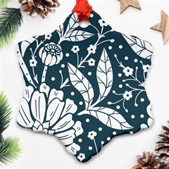 Spring Pattern Snowflake Ornament (two Sides)