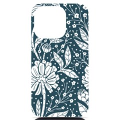 Spring Pattern Iphone 14 Pro Black Uv Print Case by AlexandrouPrints