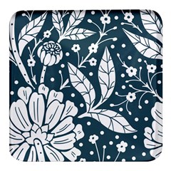 Spring Pattern Square Glass Fridge Magnet (4 Pack)