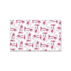 Fantasy Landscape Scene Sketchy Illustration Motif Pattern Wb Sticker (rectangular) by dflcprintsclothing