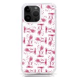 Fantasy Landscape Scene Sketchy Illustration Motif Pattern Wb iPhone 14 Pro Max TPU UV Print Case Front