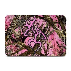 Pink Browning Deer Glitter Camo Plate Mats by Maspions