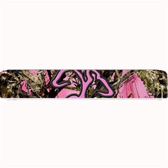 Pink Browning Deer Glitter Camo Small Bar Mat by Maspions