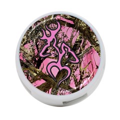 Pink Browning Deer Glitter Camo 4-port Usb Hub (one Side) by Maspions