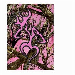 Pink Browning Deer Glitter Camo Large Garden Flag (two Sides)