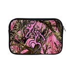 Pink Browning Deer Glitter Camo Apple iPad Mini Zipper Cases Front