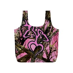 Pink Browning Deer Glitter Camo Full Print Recycle Bag (s)