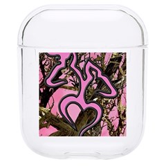 Pink Browning Deer Glitter Camo Hard Pc Airpods 1/2 Case by Maspions