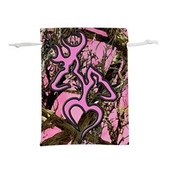 Pink Browning Deer Glitter Camo Lightweight Drawstring Pouch (s)