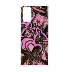 Pink Browning Deer Glitter Camo Samsung Galaxy Note 20 Tpu Uv Case by Maspions