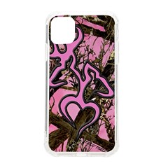 Pink Browning Deer Glitter Camo Iphone 11 Tpu Uv Print Case by Maspions