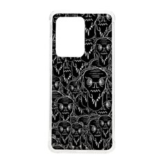 Old Man Monster Motif Black And White Creepy Pattern Samsung Galaxy S20 Ultra 6 9 Inch Tpu Uv Case by dflcprintsclothing