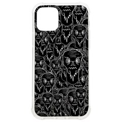 Old Man Monster Motif Black And White Creepy Pattern Iphone 12/12 Pro Tpu Uv Print Case by dflcprintsclothing