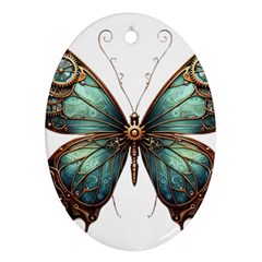 Mechanical Butterfly Ornament (oval)