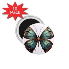 Mechanical Butterfly 1 75  Magnets (10 Pack)  by CKArtCreations