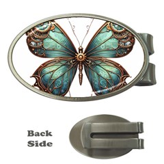 Mechanical Butterfly Money Clips (oval)  by CKArtCreations