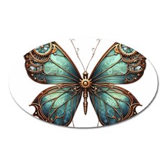 Mechanical Butterfly Oval Magnet by CKArtCreations