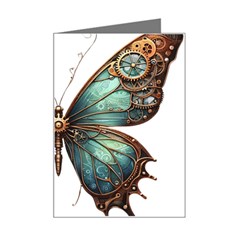 Mechanical Butterfly Mini Greeting Card by CKArtCreations