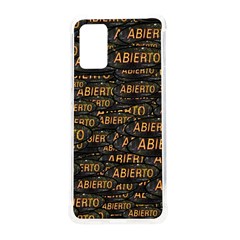 Abierto Neon Lettes Over Glass Motif Pattern Samsung Galaxy S20plus 6 7 Inch Tpu Uv Case by dflcprintsclothing