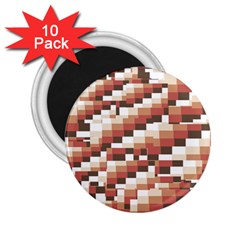 Chromaticmosaic Print Pattern 2 25  Magnets (10 Pack) 