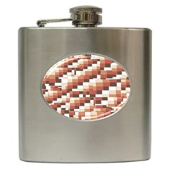 Chromaticmosaic Print Pattern Hip Flask (6 Oz) by dflcprintsclothing