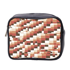 Chromaticmosaic Print Pattern Mini Toiletries Bag (two Sides)