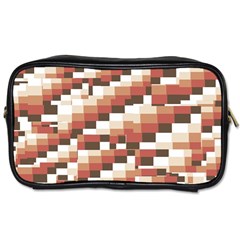 Chromaticmosaic Print Pattern Toiletries Bag (two Sides)