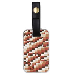 Chromaticmosaic Print Pattern Luggage Tag (one Side)