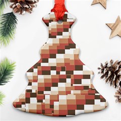 Chromaticmosaic Print Pattern Ornament (christmas Tree) 