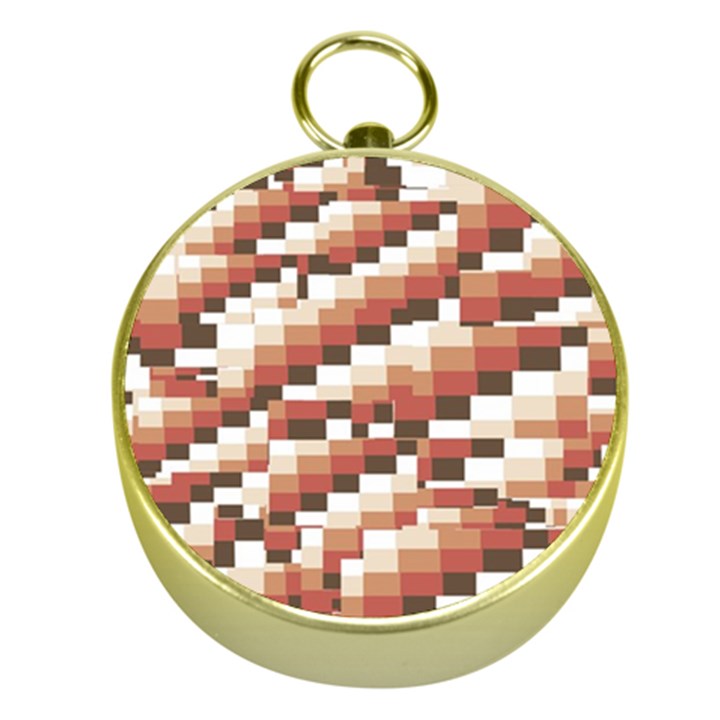 ChromaticMosaic Print Pattern Gold Compasses