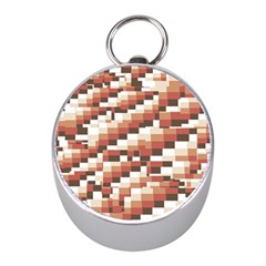 Chromaticmosaic Print Pattern Mini Silver Compasses by dflcprintsclothing