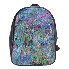 Blend  School Bag (xl) by kaleidomarblingart