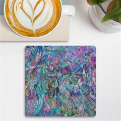 Blend  Uv Print Square Tile Coaster  by kaleidomarblingart