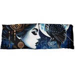 Steampunk Woman With Owl 2 Steampunk Woman With Owl Woman With Owl Strap Body Pillow Case (Dakimakura) Body Pillow Case