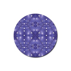 Couch Material Photo Manipulation Collage Pattern Rubber Coaster (round)