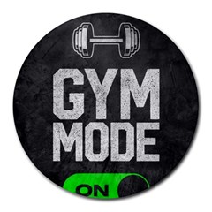 Gym Mode Round Mousepad by Store67