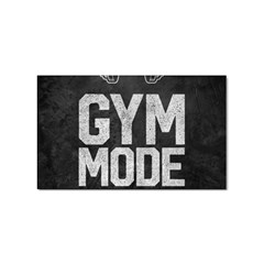 Gym Mode Sticker Rectangular (100 Pack) by Store67