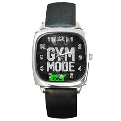 Gym Mode Square Metal Watch by Store67