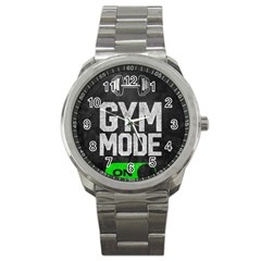 Gym Mode Sport Metal Watch