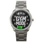 Gym mode Sport Metal Watch Front