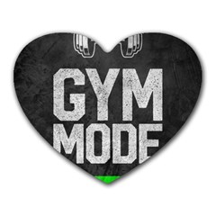 Gym Mode Heart Mousepad by Store67