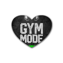 Gym Mode Rubber Coaster (heart) by Store67